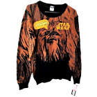 Star Wars Brown Chewbacca Talking Cotton Sweater NWT With Sound Boys X Large 