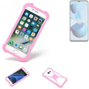 protective ring for Cubot A10 Silicone Case Softcase Bumper pink - Picture 1 of 5