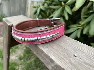 Leather Dog Collar 18”-20”- Beautiful! - Picture 1 of 4