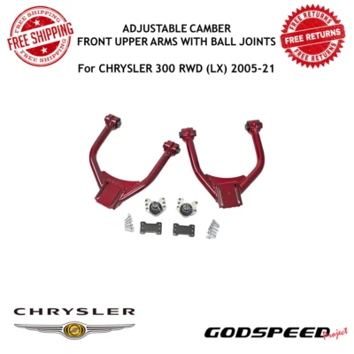 Godspeed Adj. Rótula de brazo superior delantero Camber para Chrysler 300 2005-21 tracción trasera LX Foto 1 de 4