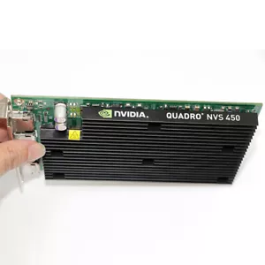 Nvidia Quadro NVS 450 512MB PCI-e DisplayPort Video Graphics Card 4 Monitor - Picture 1 of 5