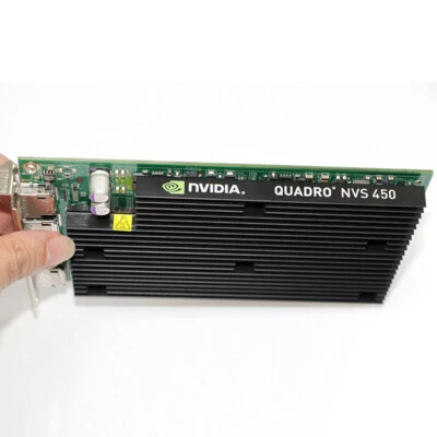Nvidia Quadro NVS 450 512MB PCI-e DisplayPort Video Graphics Card 4 Monitor - Image 1 of 4
