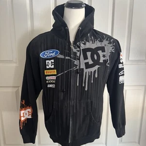 Ken Block 43 DC Zapatos Cremallera Carreras Sudadera con Capucha Pequeño Ford Monster - Imagen 1 de 12