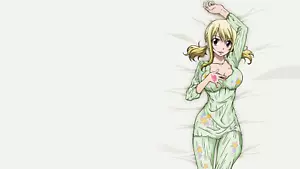 Anime fairy tail heartfilia lucy lying on back girls Playmat Gaming Mat Desk - Picture 1 of 1