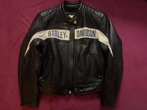 Harley Davidson Lederjacke Gr.M, Damen, Schwarz, Zustand sehr gut - Bild 1 von 9