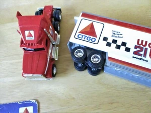 Semirremolque de carreras ERTL 1993 de colección #21 Wood Brothers Morgan Shepherd y coche - Imagen 1 de 7