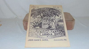 ALMANACCO AGRICOLO 1964 LANCASTER PA ORIGINALE - Foto 1 di 4