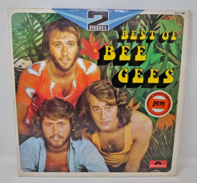 The Best of the Bee Gees 2 Disques France Polydor Vinyl Record IMPORT 2 LP - Image 1 of 4