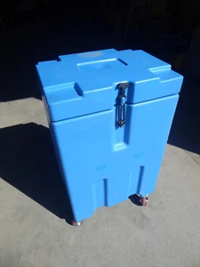 Dry Ice Container USAGES Mobile for approx. 60 kg Insulated Excellent Condition TOPPi - Picture 1 of 4