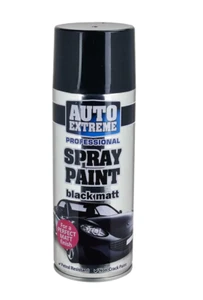 DIY Black Matt Spray Paint Auto Car Bike Petrol Resistant Non Crack 400ml - Picture 1 of 2