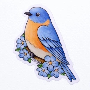 Pegatina Bluebird - Vinilo impermeable - Imagen 1 de 2