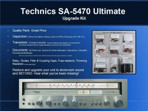 Technics SA-5470 Receiver Ultimate Upgrade Kit Genuine Parts Restoration - Picture 1 of 4