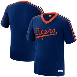 Mitchell & Ness MLB Youth (8-20) Detroit Tigers Overtime Win Vintage V-Neck Tee - Picture 1 of 6