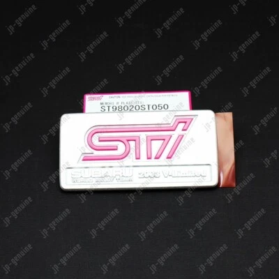 Emblema trasero "STI SWRT 2003 V-Limited" OEM/JDM genuino SUBARU Impreza WRX STI Foto 1 de 4