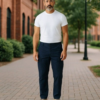 Propper Size XL Regular Blue Tactical Work Cargo Pockets Pants 40x30.Battle Rip - Image 1 of 4