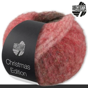 Lana Grossa 50 g Gigante Multi Christmas Edition Wintergarn Wolle mit Lurex - Picture 1 of 3