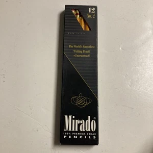 Vintage 2002 Sanford Mirado 100% Premium Cedar #2 Pencils 12 Count New In Box - Picture 1 of 6