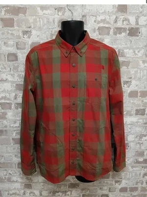 The North Face Men’s Shirt. Long Sleeve. Size Medium. Check Pattern.  - Image 1 of 4