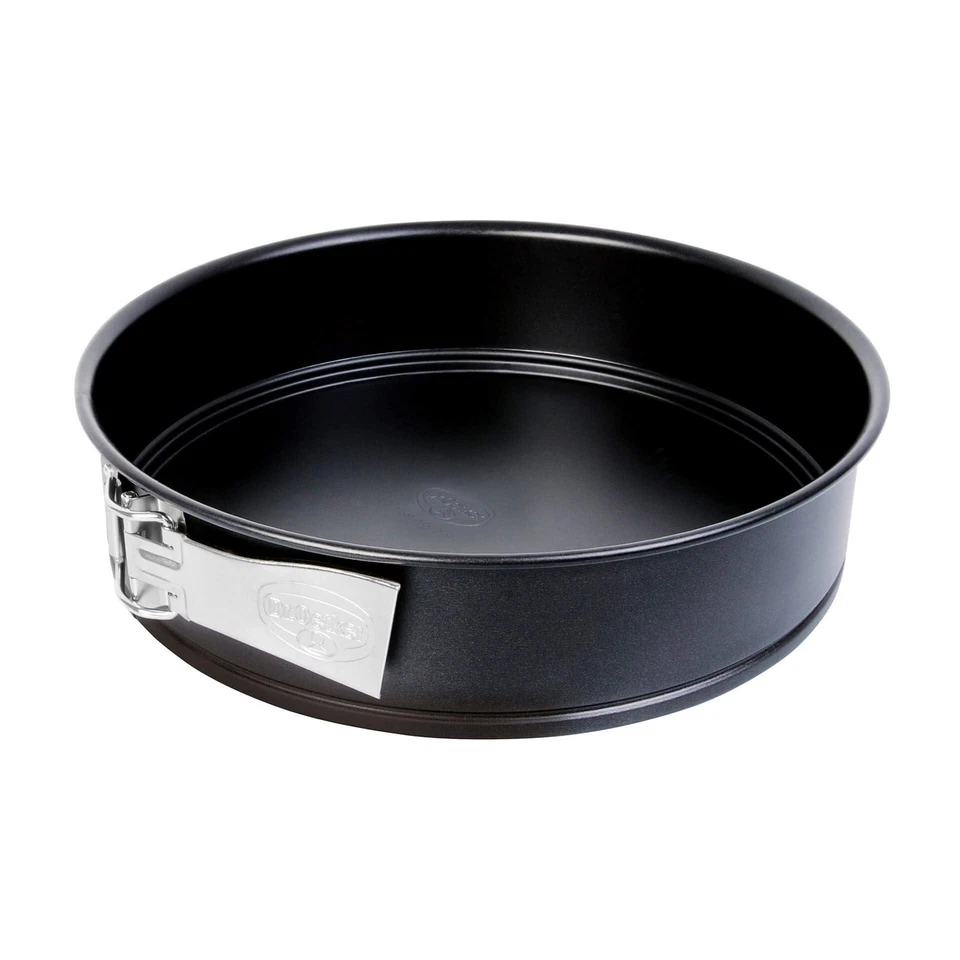 Springform Ø 26 cm, Backform mit Flachboden, runde Kuchenform aus Stahl mit A... - Bild 1 von 4