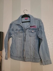 Primark Barbie Girls Age 10-11 Years Sequin Demin Jacket - Picture 1 of 4