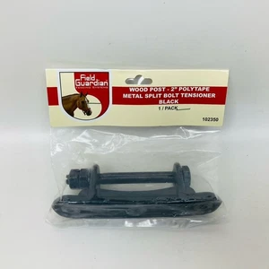 Field Guardian Wood Post 2” Polytape Metal Split Bolt Tensioner Black 102350 - Picture 1 of 6