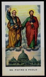 SANTINO (HOLY CARD) SS. Pietro e Paolo ediz. EGIM n° 83 - Picture 1 of 1