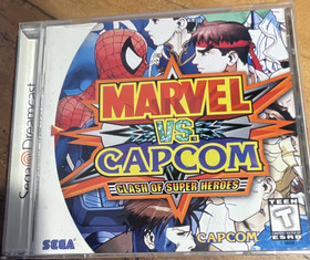 Capcom Marvel vs. Capcom Clash of Super Heroes Dreamcast Tag Fighting Manual