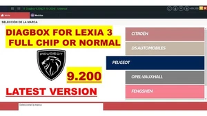 Diagbox for Lexia 3 diagnosis peugeot citroen DS opel latest version 9.200 - Picture 1 of 9