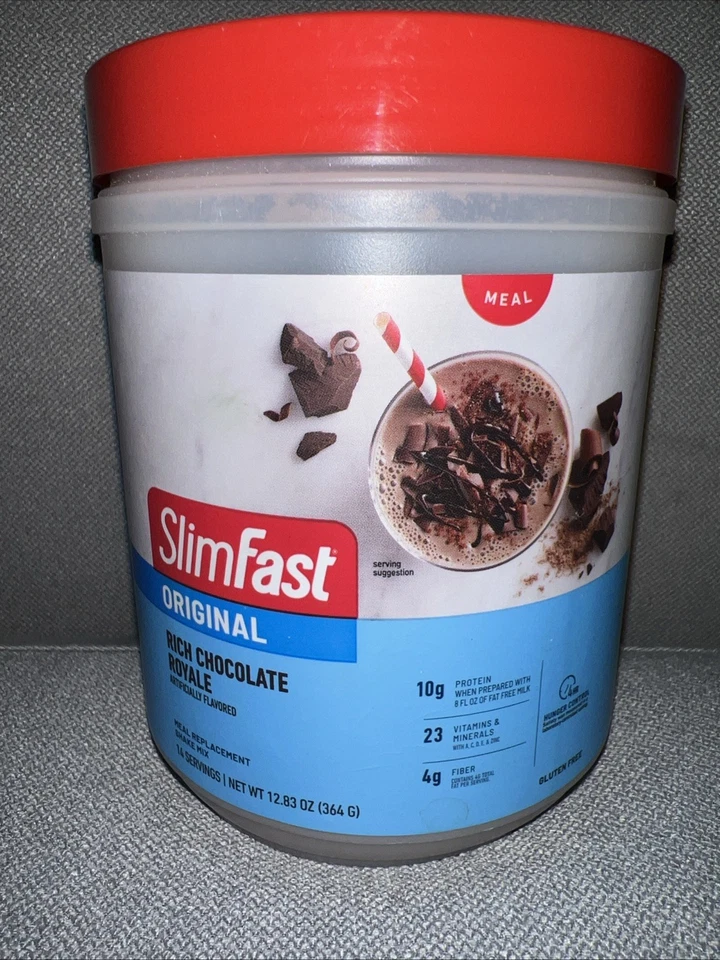 Mezcla en polvo SlimFast Original Rich Chocolate Royale 14 porciones 27/06 Foto 1 de 1
