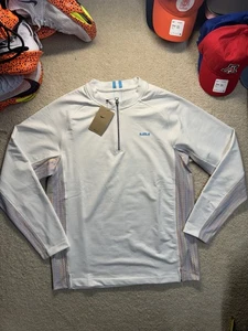 Nike Men’s Shirt LeBron DNA Dri Fit 1/4 Zip Pullover White Size XL FZ1030-121 - Picture 1 of 12