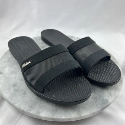 Melissa Sun Hollywood Black Slide Sandals Size 10 Brand New - Image 1 of 4