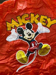 Disney Parks Mickey Mouse Red Rain Coat Kids Size S 100% Vinyl - Picture 1 of 9