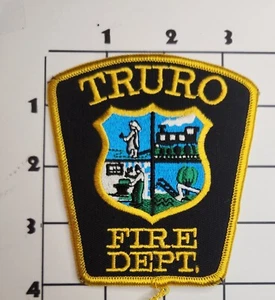 Truro Fire Department Embroidered Sew On Uniform Patch - Picture 1 of 1