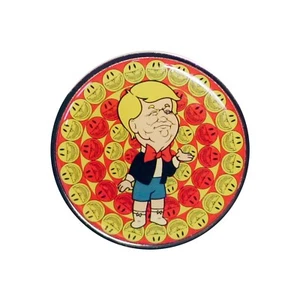 Ron English x MINDstyle: Popaganda - Donald T. Rich Enamel Pin - Picture 1 of 2