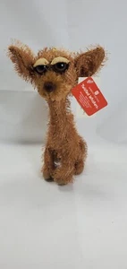 AMERICAN GREETINGS TWISTED WHISKERS BUSTER THE DOG HAIRY PLUSH New - Picture 1 of 2
