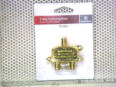 75 OHM 2-Way Hybrid Splitter Combiner UHF/VHF/FM 1501234 15-1234 150-1234 - Image 1 of 2