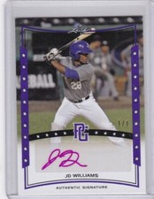 JD Williams 2014 Leaf Perfect Game Purple Auto A-JDW, 1/1