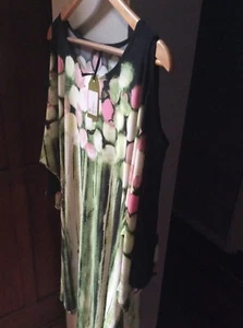 JERSEY GIRL LADIES BOUBLE TUNIC PRINTED TOP NEW SIZE 14 RRP $79.95 Free Postage - Picture 1 of 5