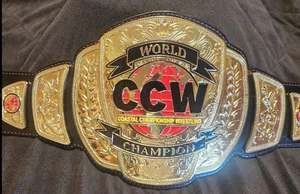 New Customise CCW Costal Championship Wrestling Belt Adult Size - Picture 1 of 4