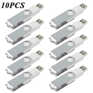 10Pack 4GB USB Flash Thumb Drives Memory Stick Jump Drive U Disk Lot Bulk Silver - Picture 1 of 8