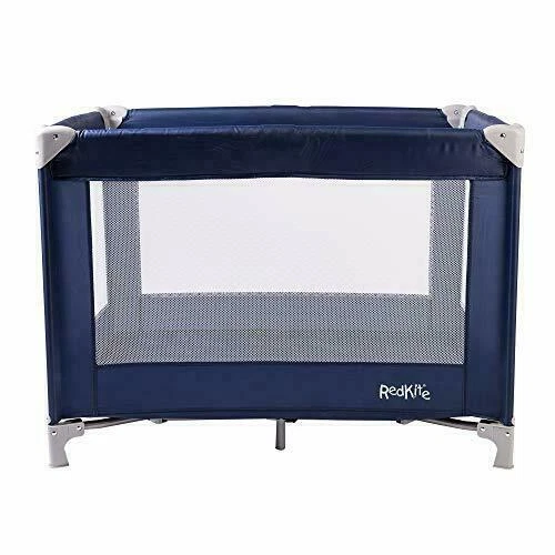 Red Kite Sleep Tight Travel Cot, 28.3x28x39.75" - Blueberry