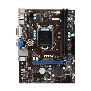 Carte mère MSI H81M-P33 MS-7817 version 1.2 H81 socket micro ATX 1150 #36103 - Photo 1/2