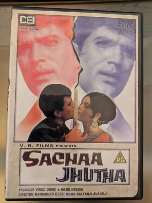Sachaa Jhuthan Action Comedy DEI Bollywood Indian Asian Hindi Film Movie DVD - Image 1 of 4