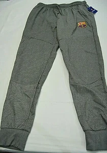 Pantalones para correr oficiales del FC Barcelona con cordón gris elástico para hombre talla grande nuevos con etiquetas - Imagen 1 de 6