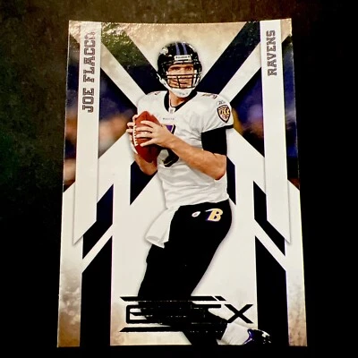 2010 PANINI EPIX JOE FLACCO SILVER # 8 BALTIMORE RAVENS  - Image 1 of 2
