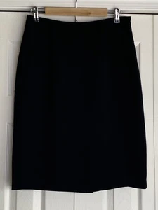 Women's Sag Harbor Skirt (only) A-Line Side Zip Knee Length Black Sz 10 NWT - Picture 1 of 3