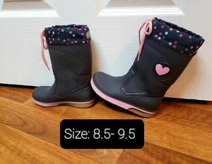 Lupilu Toddler Girls Rain Boots 8.5-9.5 Gray - Picture 1 of 9