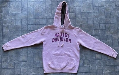 Sudadera con capucha Harley Davidson rosa para mujer talla pequeña Victorville California’s  Foto 1 de 4