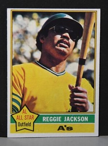 1976 Topps - #500 Reggie Jackson