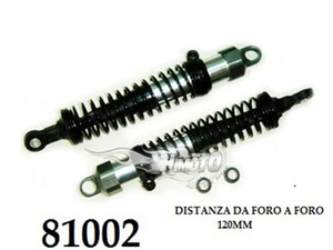 81002 AMMORTIZZATORI AD OLIO CON TESTATA IN ALLUMINIO 1/8 LUNGHEZZA 120mm HIMOTO - Foto 1 di 1